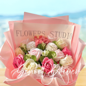 粉色玫瑰花 (L Size)