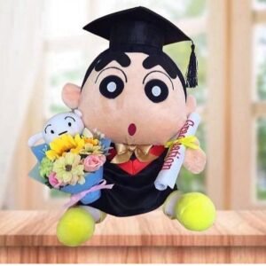 正版蠟筆小新畢業公仔 30CM