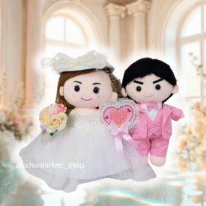 醒目仔&醒目女 西式結婚公仔