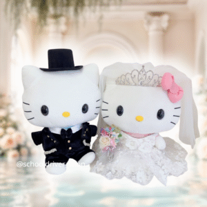 Hello Kitty 西式結婚公仔