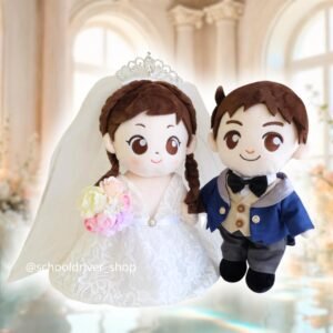 醒目仔&醒目女 西式結婚公仔