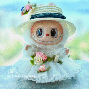 可樂白色紗裙造型(不包公仔)