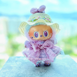 夏日吊帶裙造型(紫色)(不包公仔)