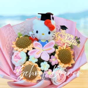 Hello Kitty 畢業花束 (L Size)