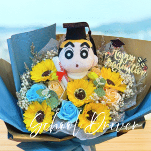 蠟筆小新 畢業花束 (L Size)