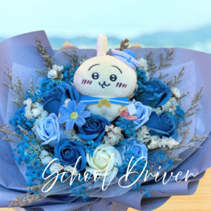 Usagi Chiikawa藍色玫瑰滿天星 (L Size)