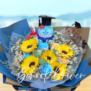 丑魚 畢業花束 (L Size)