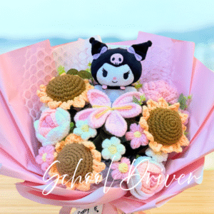 Kuromi 粉色太陽花 (L Size)