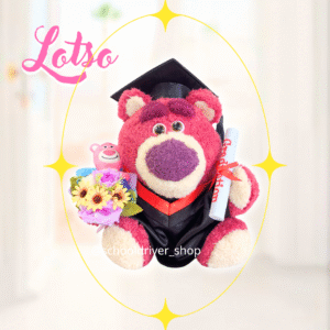 正版勞蘇 畢業公仔 30CM  (不包手花)