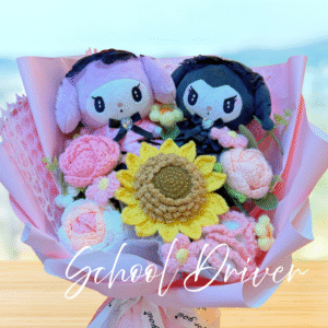 Melody & Kuromi  太陽花花束 (L Size)