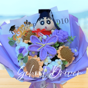 蠟筆小新 畢業花束 (L Size)