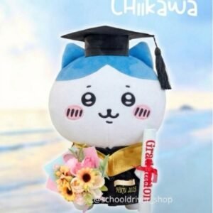 正版小八貓 Chiikawa 畢業公仔 30CM (不包手花)