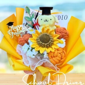 客製化花束 │布甸狗太陽花 │ 畢業花束